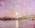 Hodler Ferdinand: Mjesecina na Ženevskom jezeru, oko 1881