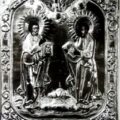 Apostoli Petar i Pavle XVIII v., tempera na dasci okovana pozlacnim limom, 30,5 X 26,3 X 2cm