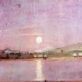 Hodler Ferdinand "Mjesečina na Ženevskom jezeru" (1881)